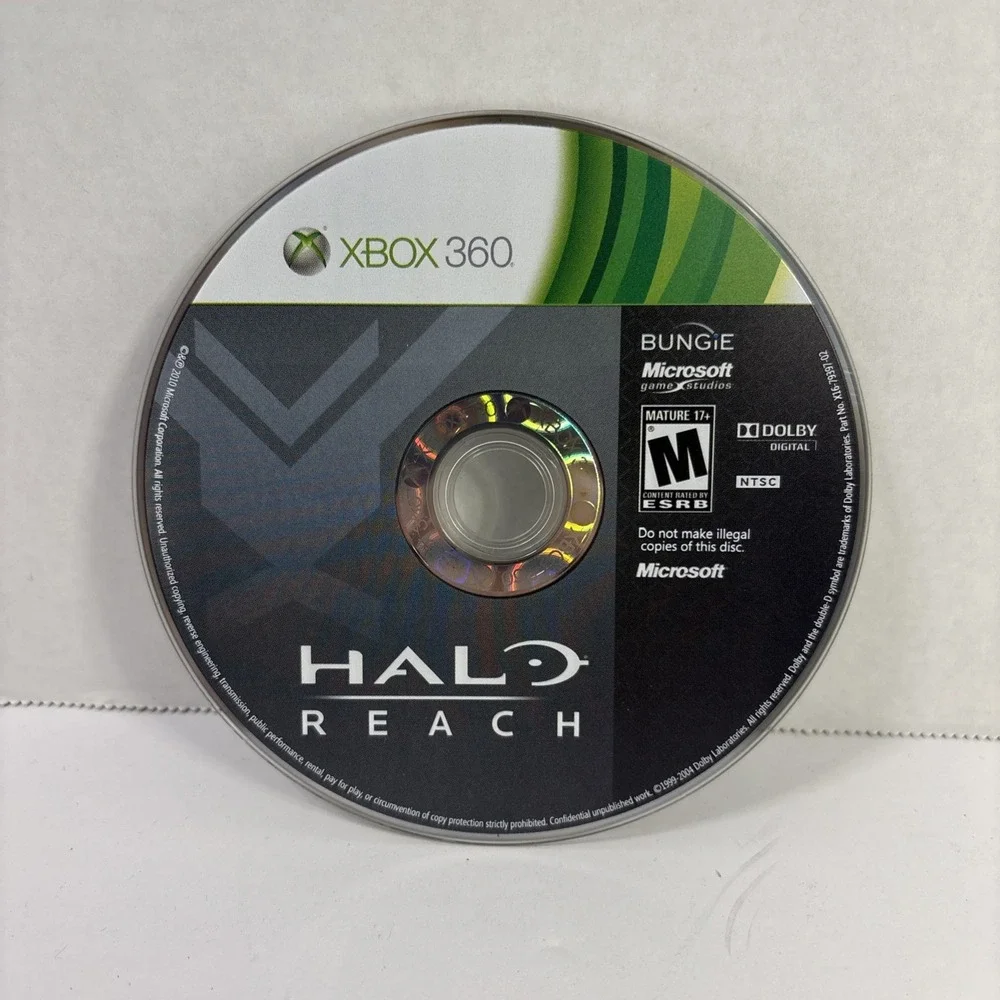 Halo Reach Xbox 360 2010 Game Disc Only Tested